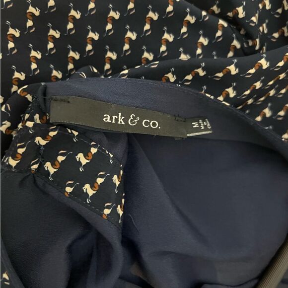 Ark & Co Horse Print Ling Sleeve Mini Dress - Picture 5 of 7